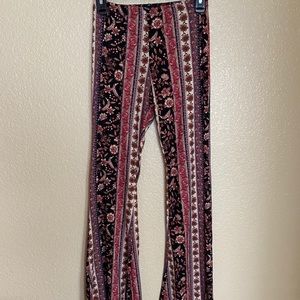 Bell bottom stretchy pants